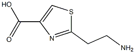 2-(2-aminoethyl)-1,3-thiazole-4-carboxylic acid Struktur