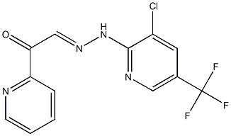 2-oxo-2-(2-pyridinyl)acetaldehyde N-[3-chloro-5-(trifluoromethyl)-2-pyridinyl]hydrazone Struktur