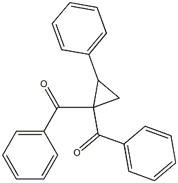 (1-benzoyl-2-phenylcyclopropyl)(phenyl)methanone Struktur