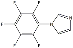 1-(2,3,4,5,6-pentafluorophenyl)-1H-imidazole Struktur