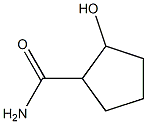 2-hydroxycyclopentane-1-carboxamide Struktur