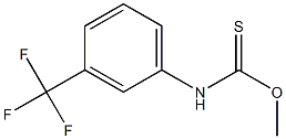 methyl [3-(trifluoromethyl)anilino]methanethioate Struktur