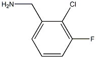 (2-chloro-3-fluorophenyl)methanamine Struktur