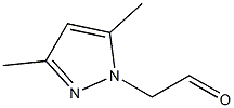 (3,5-DIMETHYL-PYRAZOL-1-YL)-ACETALDEHYDE Struktur