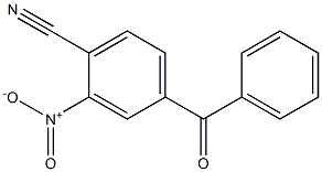 (4-cyano-3-nitrophenyl)phenylmethanone Struktur