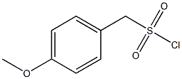 (4-methoxyphenyl)methanesulfonyl chloride Struktur