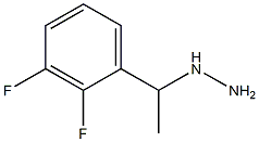 1-(1-(2,3-difluorophenyl)ethyl)hydrazine Struktur