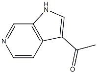 1-(1H-pyrrolo[2,3-c]pyridin-3-yl)ethanone Struktur