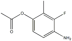 1-(4-Amino-3-fluoro-2-methyl-phenyl)-acetic acid Struktur