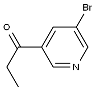 1-(5-bromopyridin-3-yl)propan-1-one Struktur