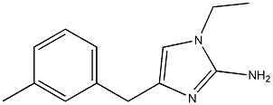 1-ethyl-4-(3-methylbenzyl)-1H-imidazol-2-amine Struktur