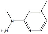 1-methyl-1-(4-methylpyridin-2-yl)hydrazine Struktur