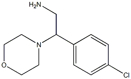 2-(4-chlorophenyl)-2-morpholinoethanamine Struktur