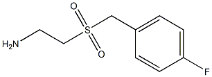 2-(4-fluorobenzylsulfonyl)ethanamine Struktur