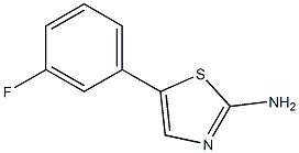 2-AMINO-5-(3-FLUOROPHENYL)-THIAZOLE Struktur