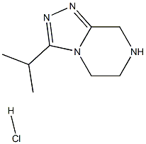 3-ISOPROPYL-5,6,7,8-TETRAHYDRO[1,2,4]TRIAZOLO[4,3-A]PYRAZINE HYDROCHLORIDE Struktur