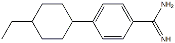 4-(4-ethylcyclohexyl)benzamidine Struktur