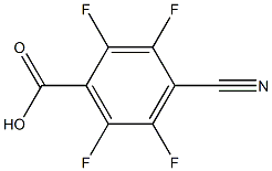 4-cyano-2,3,5,6-tetrafluorobenzoic acid Struktur