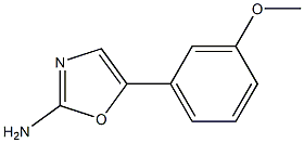 5-(3-METHOXY-PHENYL)-OXAZOL-2-YLAMINE Struktur