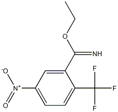 ethyl 2-(trifluoromethyl)-5-nitrobenzoimidate Struktur