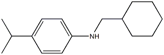 N-(cyclohexylmethyl)-4-isopropylbenzenamine Struktur