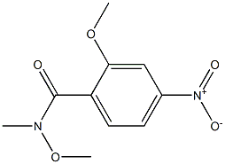 N,2-dimethoxy-N-methyl-4-nitrobenzamide Struktur