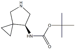 (S)-7-tert-Butoxycarbonylamino-5-azaspiro[2.4]heptane Struktur