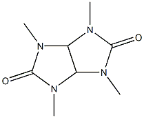 2,4,6,8-tetramethyl-2,4,6,8-tetrazabicyclo[3.3.0]octane-3,7-dione Struktur