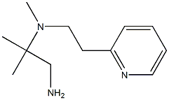 (1-amino-2-methylpropan-2-yl)(methyl)[2-(pyridin-2-yl)ethyl]amine Struktur