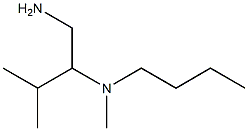 (1-amino-3-methylbutan-2-yl)(butyl)methylamine Struktur