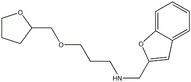 (1-benzofuran-2-ylmethyl)[3-(oxolan-2-ylmethoxy)propyl]amine Struktur