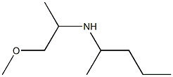 (1-methoxypropan-2-yl)(pentan-2-yl)amine Struktur