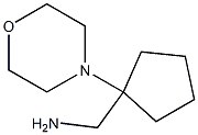 (1-morpholin-4-ylcyclopentyl)methylamine Struktur