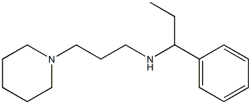 (1-phenylpropyl)[3-(piperidin-1-yl)propyl]amine Struktur