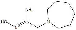 (1Z)-2-azepan-1-yl-N'-hydroxyethanimidamide Struktur