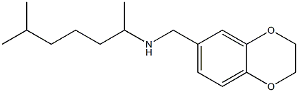 (2,3-dihydro-1,4-benzodioxin-6-ylmethyl)(6-methylheptan-2-yl)amine Struktur