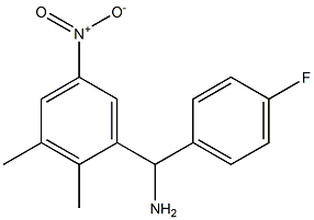 (2,3-dimethyl-5-nitrophenyl)(4-fluorophenyl)methanamine Struktur