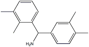 (2,3-dimethylphenyl)(3,4-dimethylphenyl)methanamine Struktur