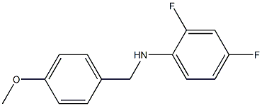 (2,4-difluorophenyl)(4-methoxyphenyl)methylamine Struktur