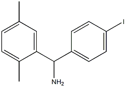 (2,5-dimethylphenyl)(4-iodophenyl)methanamine Struktur