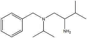 (2-amino-3-methylbutyl)(benzyl)propan-2-ylamine Struktur