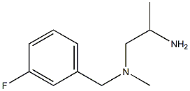 (2-aminopropyl)[(3-fluorophenyl)methyl]methylamine Struktur