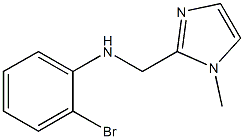 (2-bromophenyl)(1-methyl-1H-imidazol-2-yl)methylamine Struktur