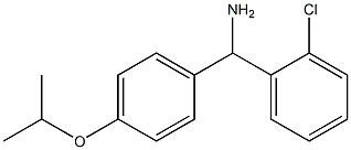 (2-chlorophenyl)[4-(propan-2-yloxy)phenyl]methanamine Struktur