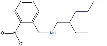 (2-ethylhexyl)[(2-nitrophenyl)methyl]amine Struktur