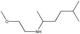 (2-methoxyethyl)(5-methylhexan-2-yl)amine Struktur