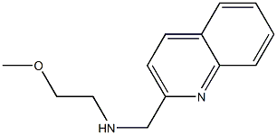 (2-methoxyethyl)(quinolin-2-ylmethyl)amine Struktur