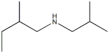 (2-methylbutyl)(2-methylpropyl)amine Struktur