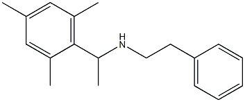 (2-phenylethyl)[1-(2,4,6-trimethylphenyl)ethyl]amine Struktur