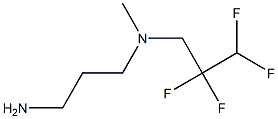 (3-aminopropyl)(methyl)(2,2,3,3-tetrafluoropropyl)amine Struktur